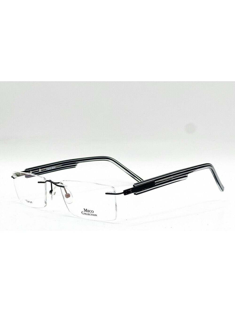 Meco Collection Gerard Blk Black Polished Authentic Eyeglasses 53-18-140